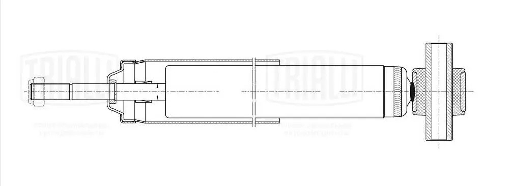 Амортизатор Volvo XC90 (02-) задн. (AG 10525) AG 10525 TRIALLI