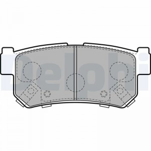 LP2127 колодки дисковые з.\ Ssangyong Rexton 3.2i/2.7XDi/2.9D 02> LP2127 DELPHI