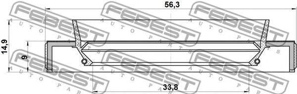 MAZDA 626 GE 2.0D 92-97 95HBY-35560915C FEBEST