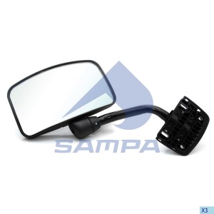 Зеркало боковое DAF бордюрное переднее с кронштейном SAMPA 051120 SAMPA