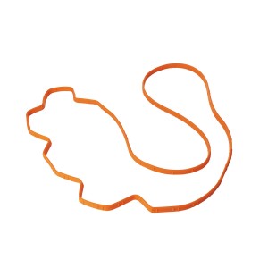 Прокладка корпуса коромысел КАМАЗ Камминз 6ISBe (Под рамку) (оранж. силикон) (HG 0111-2 HAFFEN