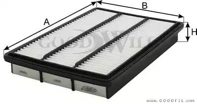 Фильтр воздушный AG594 AG 594 GOODWILL