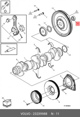 Подшипник 23239988 VOLVO