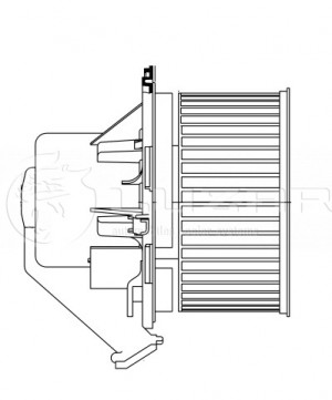 VW CRAFTER (2006>) С КОНДИЦИОНЕРОМ LFH1502 LUZAR