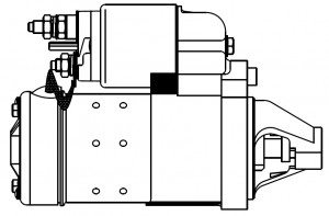 Стартер для а/м Fiat Albea (03-)/Doblo (05-) 1.4i 1,4кВт (LSt 1619) LST 1619 START VOLT