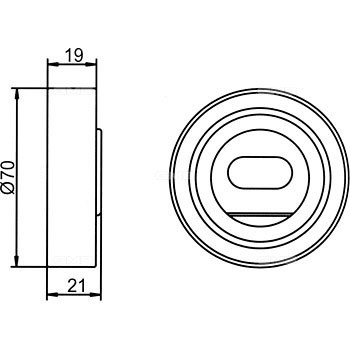Ролик ГРМ HONDA Accord (99-) (2.2) обводной GMB GT90030 GMB