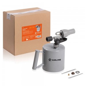 Лампа паяльная (горелка) бензиновая, 2,0L, серая(AGT-07) AGT-07 AIRLINE