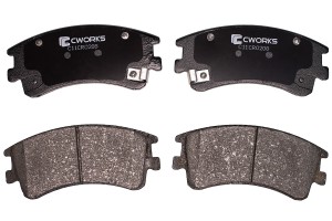 Колодки тормозные дисковые передние (Low Metallic) C11CR0208 CWORKS