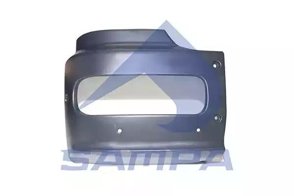 Бампер MERCEDES Atego правая часть (высокий) SAMPA 18100011 SAMPA