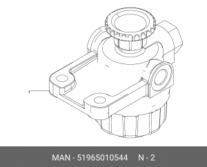 Круглое уплотнение 50X2,5-HNBR-70 51965010544 MAN