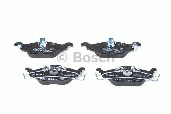 Колодки тормозные OPEL Astra G,Zafira (98-) (1.4) передние (4шт.) BOSCH 0 986 424 456 BOSCH