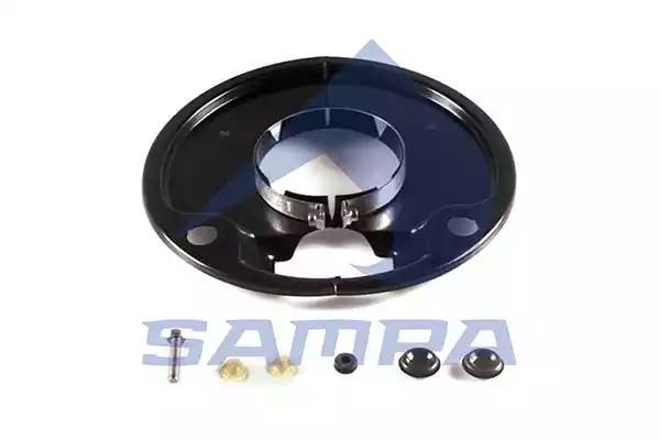 Щиток SAF барабана тормозного пылезащитный (на сторону, 300x200мм) SAMPA 075575 SAMPA