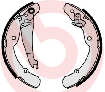 Колодки тормозные S85516 S 85 516 BREMBO