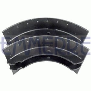 Комплект колодок без накладок (2шт.) 410х175 963850 EMMERRE