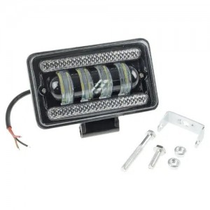 Фара рабочего света 150х85мм 40W 10-30V с подсветкой квадратная MISTAR MIS40W MISTAR