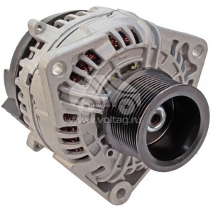 Генератор, Actros/Axor/Atego/Bus/KMZ 5490, со шкивом 9 ручьев; 24V; 100Amp ALB1739WA MOTORHERZ