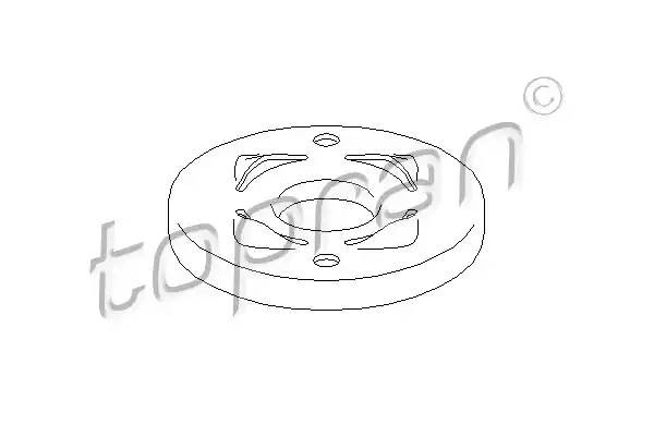 VW GOLF II/JETTA II (1983-1992) ТАРЕЛКА ПРУЖИНЫ 108 083 HANS PRIES