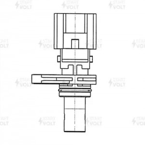 Датчик скорости для а/м Лада Vesta NG (23-)/Chery Tiggo 7 Pro (19-) CVT короткий VSSP0102 START VOLT