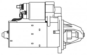 Стартер для а/м Ford Sierra I (82-)/Sierra II (87-)/Scorpio I (85-) 1.6i/1.8i/2. LST1023 START VOLT