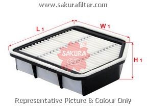 Фильтр воздушный LEXUS IS250 (05-) (2.5) SAKURA A33860 SAKURA