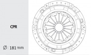 Корзина сцепления HYUNDAI i10 (07-) (1.1) KIA Picanto (04-) (1.0/1.1) VALEO PHC HDC93 VALEO PHC
