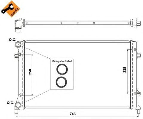 VW PASSAT [B6] (2005-2010) 53404 NRF