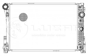 Радиатор охл. для а/м Mercedes-Benz C (W 204) (07-) M/A LRc15114 LRC15114 LUZAR