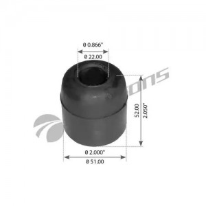 Буфер VOLVO FH12 кабины MANSONS 900.040 MANSONS