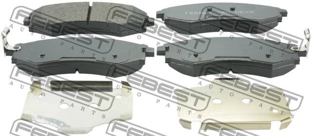 Колодки передние SSANG YONG REXTON II 2006-2012 1401-REXIF 1401-REXIF FEBEST