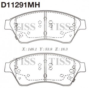 Колодки тормозные дисковые  CHEVROLET AVEO / KALOS Hatchback (T250, T255) D11291 D11291MH MK KASHIYAMA