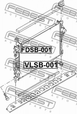 VOLVO/FORD/LAND ROVER/JAGUAR НИЖНЯЯ VLSB-001 FEBEST