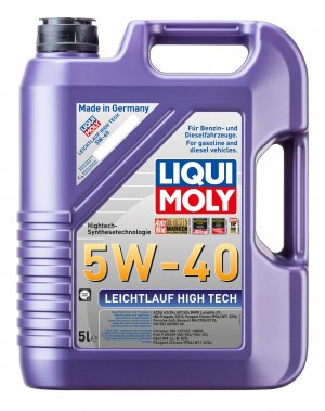 LIQUI MOLY LEICHTLAUF HIGH TECH 5W40 5Л SN/CF, A3-08/ B4-08 BMW Longlife-01, MB  2328 LIQUI MOLY