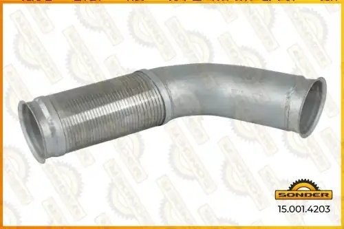 Передняя труба с гофрой нерж Scania 150014203 SONDER