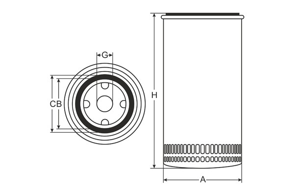Фильтр масляный SM 122 SCT