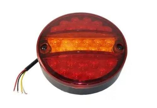 Фонарь габаритный задний универсальный круглый левый/правый с ук.пов. 24V LED MA M720101 MARS