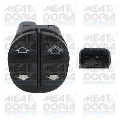 Выключатель электростеклоподъемника FORD Transit (02-13) левый MEAT&DORIA 26044 MEAT DORIA