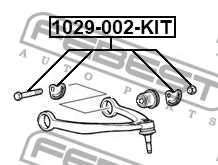 Болт с эксцентриком ремкомплект CADILLAC ESCALADE 99-17 1029-002-KIT 1029-002-KIT FEBEST