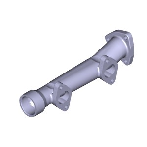 Коллектор выпускной задний правый ЯМЗ 7511.1008025 Автодизель 7511.1008025 YAMZ