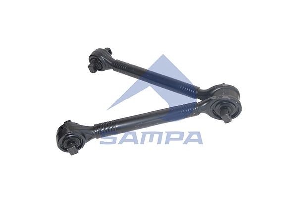 Штанга реактивная MERCEDES Actros,Atego,Axor V-образная (L=667x152/130x25/23мм)  095.373 SAMPA