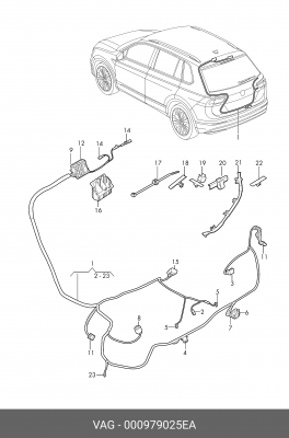 ПРОВОД РЕМОНТНЫЙ 1.5 / 000979025EA 000 979 025 EA VAG