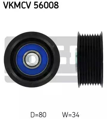 Ролик натяжителя Scania 4 Series DC 9; Scania P/G/R/T Series DC 9, DC 11, DC-DT  VKMCV56008 SKF