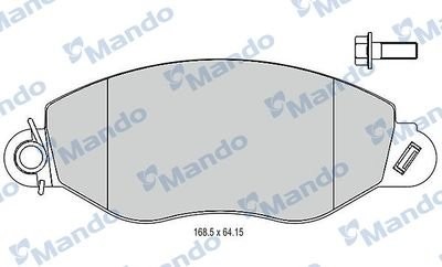 Колодки тормозные FORD Transit (00-06) передние (4шт.) MANDO MBF015026 MANDO