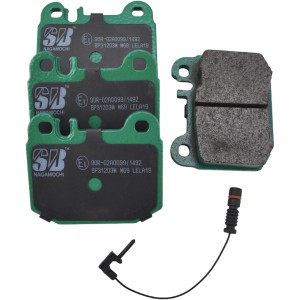 Колодки тормозные дисковые MB W163/55AMG 3.5-5.5/4.0CDi 98 BP31203W BP31203W SB NAGAMOCHI