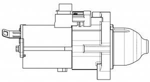 Стартер для а/м Honda CR-V (12-)/Crosstour (12-) 2.4i 1,6кВт LSt 2303 LST2303 START VOLT