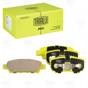 Колодки тормозные дисковые задние керамические PRO PF1102CR TRIALLI