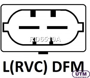 Реле регулятор CHEVROLET Cruze (09-) напряжения генератора UTM RD6510A UTM