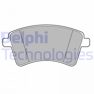 LP1861 колодки дисковые п.\ Opel Astra 1.2i-1.9DTi/Meriva 1.4-1.7DTi 03> LP1861 DELPHI
