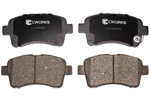 Тормозные колодки передние, Low Metallic C11CR0240 C11CR0240 CWORKS