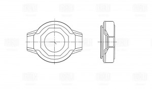 Муфта выключения сцепления механическая CT 1403 TRIALLI