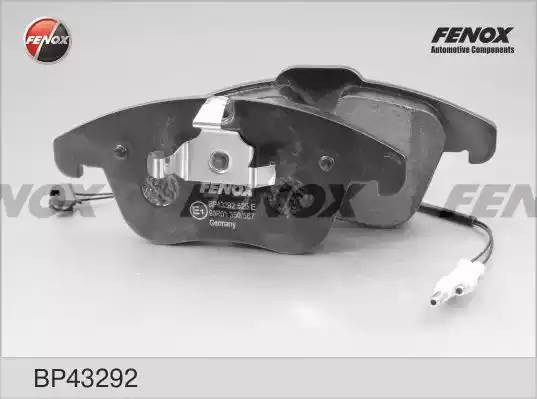 BP43292 колодки дисковые передние!\ Citroen C5 1.8/2.0/1.6HDi/2.0HDi 08> BP43292 FENOX